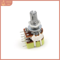 ? TOOL B50K 50K OHM DUAL Linear TAPER Volume Control สวิทช์ Potentiometer SWITCH