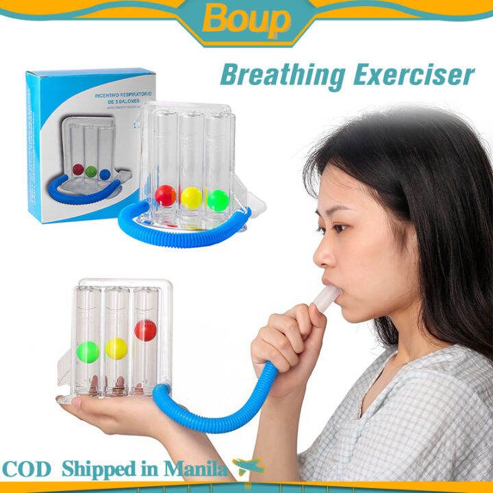 Deep Breathing Exerciser Spirometer Respiratory Lung Exerciser Breath 