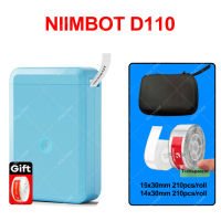 NIIMBOT &amp; B.duck D110เครื่องพิมพ์ฉลากแบบพกพาไร้สายเทปเครื่องหมายราคารวมเทปสำหรับ Android IOS ศัพท์