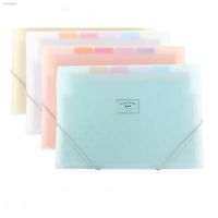 ▬▬✐ Frosted PP folder Expanding Wallet 7 layers inner Document organizer File folder A4 4 colors available Folder fog-like feeling