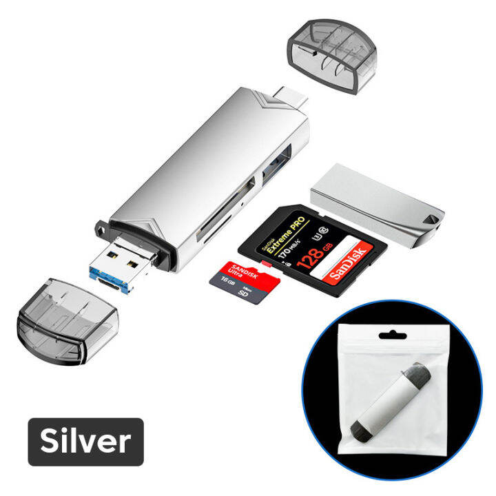 Elough 7 in 1 OTG Micro SD Card Reader USB Flash Drive Memory TF SD