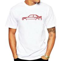 E30 M3 Side Silhouette T Shirt For Men Gildan