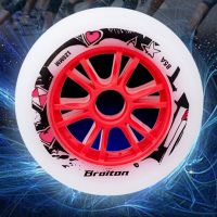 Original BROITON Speed Skate Wheels 90 100 110mm 125mm 85A High Elastic Inline Skate Tires Marathon Roller Skates Wheel Racing Training Equipment