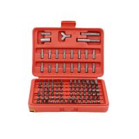 100-pcs  Tsui Electric Screwdriver Rod Sleeve Set Cross Word Plum Blossom Batch Head Plastic Box Screw Nut Drivers