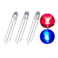 5ชิ้น5มิลลิเมตรสีแดงสีฟ้า Ren-สีเขียว3Pin ทั่วไปแคโทด LED