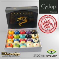 ชุดลูกพูล 20 ลูก ยี่ห้อ CYCLOP รุ่น HYPERION ขนาด 2"1/4 / ลูกพูล / ลูกพลู