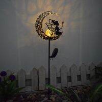 Vintage Fairy Wrought Iron Lawn Lamp Solar Garden Decoration Outdoor Sunlight Angle Magic Ball Pathway Park Decor Waterproof