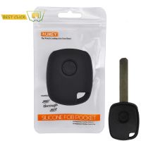 1ปุ่มซิลิโคนกุญแจรถสำหรับ Honda CR-V Odyssey Fit City Civic Accord Cover Keyless Remote Fob Shell Jacket Protector