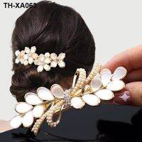 spring clip imitation cat eye hair headwear half-tied on the back of head top cross super fairy adult