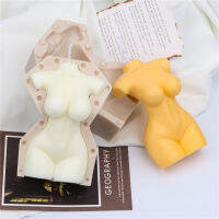 Female Silicone Candle Mold DIY Handmade Slim Lady Body Aroma Tool Huge Breasts Creative Flexible Mould Crystal Resin Cinnabar