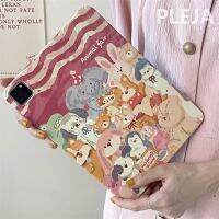 เคสสำหรับไอแพดป้องกันรูปสัตว์การ์ตูนน่ารักมี10ชิ้น2022 5 5/4/3 2021 Ipad สำหรับ Air Gen 6 11 Back Inch Pro 10.9/10.5