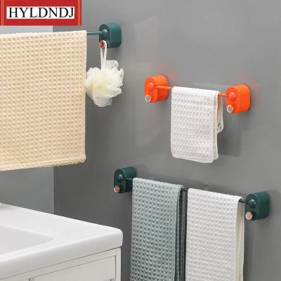 New Minimalist Towel Rack Towel Shelf Bathroom Wall Hanging Bathroom Towel Single Rod Storage Rack Toilet Storage Rack Bathroom Counter Storage