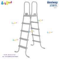 Bestway ส่งฟรี บันไดสระน้ำ - สระสูง 52 นิ้ว (1.32 ม.) รุ่น 58337