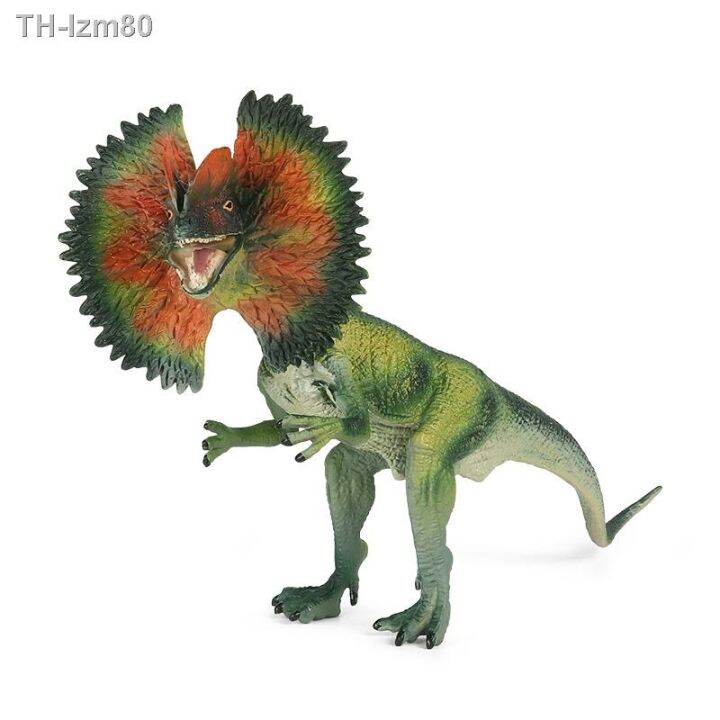 ของขวัญ-จำลอง-jurassic-solid-สัตว์-dilophosaurus-tyrannosaurus-rex-double-crown-dragon-velociraptor-ของเล่นไดโนเสาร์ขนาดใหญ่