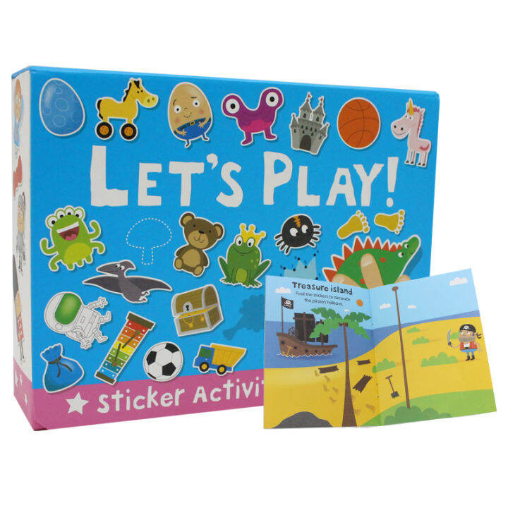 Plan for kids หนังสือเด็ก เรื่อง Let's Play! Sticker Activity