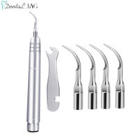 Scaler อากาศอัลตราโซนิกทันตกรรมที่มี4เคล็ดลับการปรับขนาด Handpiece ความถี่นิวเมติก Scaler 24หลุม