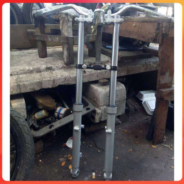 Shock depan yamaha rx king new set segitiga atas bawah | Lazada Indonesia