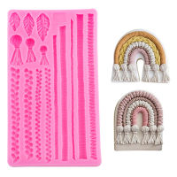 Wedding Party Kitchen Cake Decorating DIY Mousse Desserts Braid Rope Macrame Tassel Cookie Candy Chocolate Baking Tools Clay Pink Silicone Epoxy Crafts Candle Soap Fondant Molds