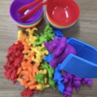 Abcstyle99 ของเล่นฝึกแยกสี Children’s Color Classification Toys Montessori ของเล่นเสริมพัฒนาการ เกมส์คีบแยกสี เสริมสร้างทักษะการแยกสี การจดจำใช้งานง่ายน้ำหนัก