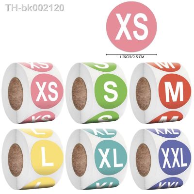 ₪▦ 100-500pcs Self Adhesive Sticky Label XS/S/M/X/XL/XXL/XXXL Stickers Blank Note Label Wholesale Low Price Clothes Size Marking