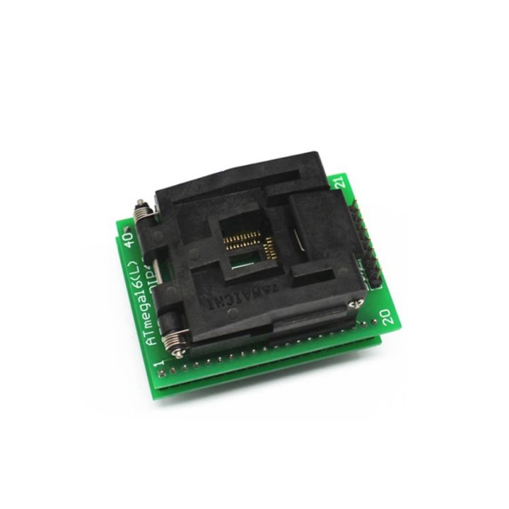 tqfp44-to-dip40-burning-socket-chip-programmer-tqfp44-adapter-socket-dip40-qfp44-atmega16