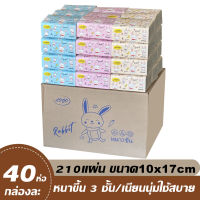 WOGO LIFE สินค้าใหม่ ! กระดาษทิชชู่ ยกลัง ! (1 ลังมี 40 ห่อ) 1 ห่อมี 210 แผ่น ไร้ฝุ่น กระดาษเช็ดหน้า ไม่เป็นขุย ไม่ยุ่ยง่าย ราคาถูก