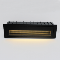 Step Light Outdoor Wall Lamp Embedded Waterproof Porch Lamps for House Patio Corridor Stair Square Corner Villa 210mm 110-220V