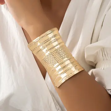 Buy SAILIMUE8 Pcs Arm Cuff Upper Arm Band Cuff Bracelets for Women  Minimalist Simple Coil Bangle Gold Silver Adjustable Open Armlet Armband  Costume Jewelry Set Online at desertcartINDIA