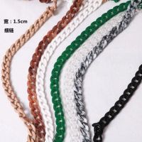 【CW】 17mmx22mm fish bone resin chain acrylic bag  strap shoulder