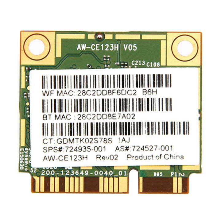 การ์ด-wifi-azurewave-aw-ce123h-broadcom-bcm94352hmb-802-11ac-2-4g5ghz-mini-pci-e-867mbps-mac