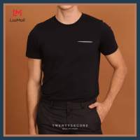 TWENTYSECOND เสื้อยืดแขนสั้น รุ่น Twist - สีดำ / Twist Pocket Tee - Black