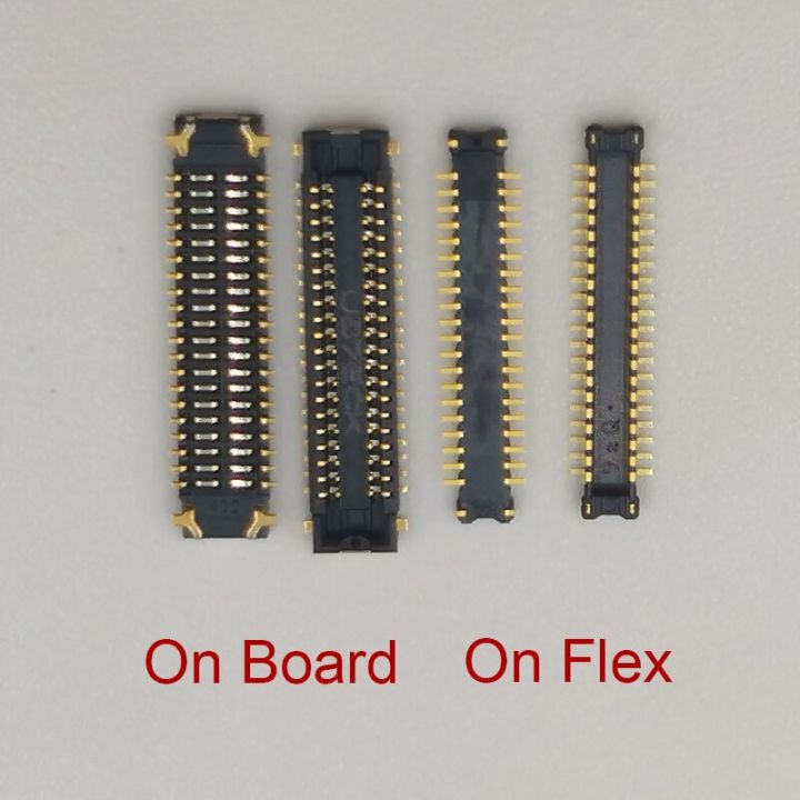หน้าจอแสดงผล-lcd-10-ชิ้น-flex-fpc-connector-plug-สําหรับ-motorola-moto-g6-play-xt1922-xt1926-xt1944-e5-plus-xt1924-on-board-40-pin