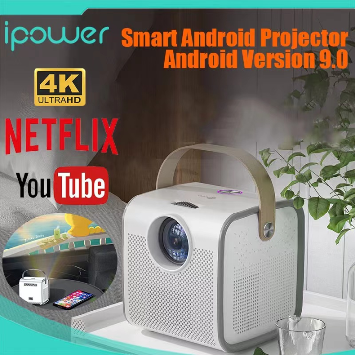 iPower X2 Max Smart Android Projector 1080P 4K Decoding Android 9.0
