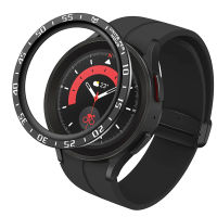 Miimall แหวนฝาโลหะ Samsung Galaxy Watch 5 Pro,แหวน Samsung Galaxy Watch 5 Pro 45ชุด Bezel ทำจากสแตนเลสป้องกันรอยขีดข่วนฝาปิดแบบติดขอบด้านในสำหรับ Samsung Galaxy Watch 5 Pro