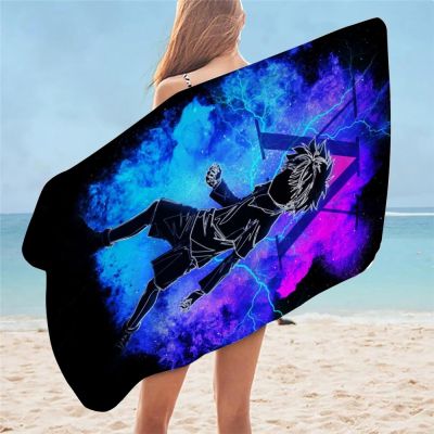【cw】 Killua hunter x Microfiber beach towel female long wrapped bikini covered sunscreen Dropshipping