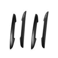 Hypersonic Car Door Edge Protectors Plastic Door Guard Black 4PCS