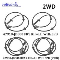 47910-JD000 47900-JD000ใหม่ด้านหน้าด้านหลังซ้าย = ขวาล้อ ABS เซนเซอร์ความเร็ว2WD สำหรับ Nissan Qashqai Dualis 1.5 1.6 2.0 2006-2013