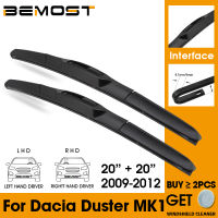 Car Wiper Blade Front Window Windshield Rubber Silicon Refill Wipers For Dacia Duster MK1 2009-2012 20"+20" Car Accessories