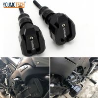 YOUMOTECH สำหรับ YAMAHA MT-09 MT-03 MT-01 R3 R25 FZ1 FZ6 FZ8 MT09 SRX 400 รถจักรยานยนต์ Falling กรอบป้องกัน Slider Fairing GUARD Anti CRASH Pad Protector กับ YAMAHA โลโก้