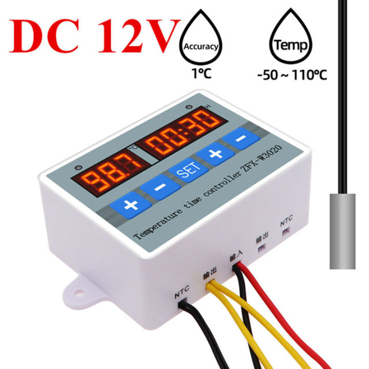 โมดูลตัวควบคุมเวลาตัวควบคุมอุณหภูมิตัวควบคุมอุณหภูมิเวลาอุณหภูมิ12v-24v-220v-แบบ-zfx-w3020