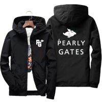 Pearly Gates เสื้อแจ็กเก็ตแฟชั่นสำหรับผู้ชาย,รุ่นเกาหลีแบบหลวมเสื้อโค้ทฤดูใบไม้ผลิลำลองสำหรับผู้ชายมาใหม่2022