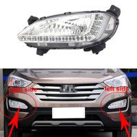 สำหรับ Hyundai Santa Fe IX45 2013 2014 2015 LED ไฟตัดหมอกรถกันชนหน้ากระจังสัญญาณโคมไฟขับรถไฟตัดหมอกประกอบ