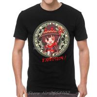 ที่มีคุณภาพดีผู้ชายเสื้อยืด Megumin Konosuba ระเบิดเมจิกเสื้อยืดผู้ชายแปลกเสื้อยืดแขนสั้นญี่ปุ่นนวนิยายเสื้อยืดผ้าฝ้าย Tee ท็อปส์เสื้อผ้า