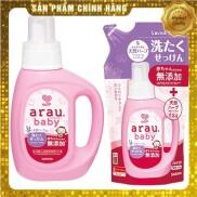 Combo Nước giặt đồ trẻ em Arau Baby bình 800ml + túi 720ml