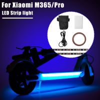 LED Strip Flashlight Bar Lamp For Xiaomi M365/PRO For Ninebot Max G30 Electric Scooter Skateboard Night Safety Light Accessories