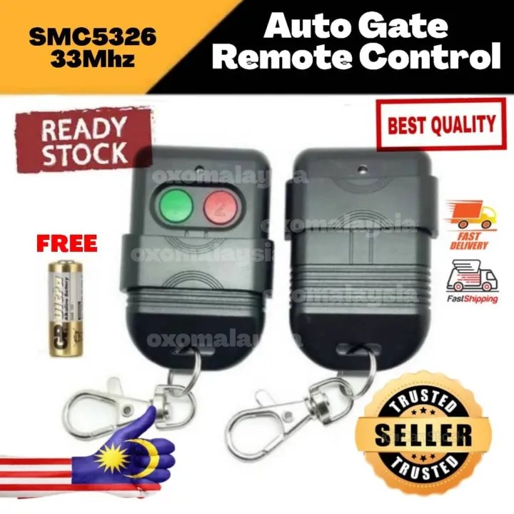 Auto Gate Remote Control SMC5326 330Mhz 2 channel Lazada