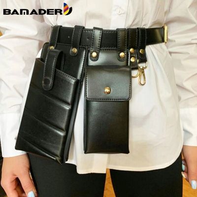 Women Waist Pack Leather Fanny Pack Luxury Women Belt Bag Crossbody Bags For Women Casual Chest Pack Female Purse BAMADER