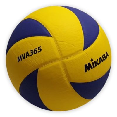 ลูกวอลเลย์บอล วอลเลย์บอลหนังพียู (หนังนิ่ม )Mikasa รุ่น MVA 365 หนัง PU ขอบแท้ 100%