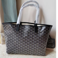 GAOY Goyard Genuine Leather Tote Bag Single-Sided with Mother and Child Bag Fashion Leather Large Capacity Shopping Bag Tote Dog Teeth Womens Bag