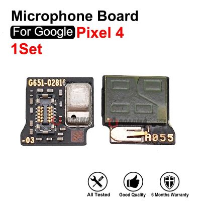 ไมโครโฟนสำหรับ Google Pixel 4,ชิ้นส่วนอะไหล่โมดูลโทรศัพท์ไมค์บอร์ดเล็กลดเสียงรบกวน